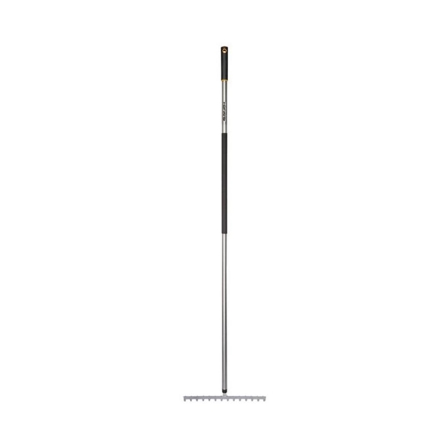 ERGONOMIC SOIL RAKE METAL SHAFT