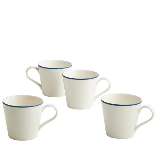 GORDON RAMSAY DENIM LINES SET OF 4 MUGS