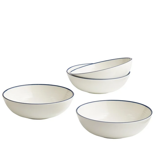 GORDON RAMSAY MAZE DENIM LINE SET OF 4 CEREAL BOWLS