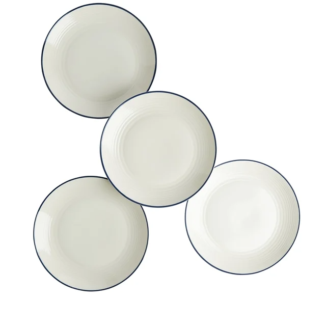 GORDON RAMSAY MAZE DENIM LINE SET OF 4 DINNER PLATES