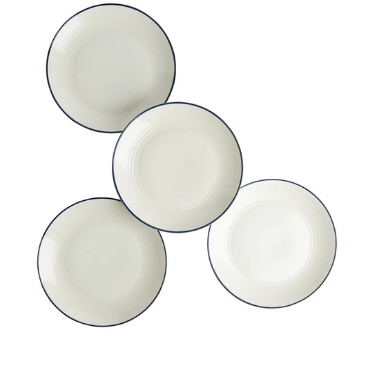 GORDON RAMSAY MAZE DENIM LINE SET OF 4 DINNER PLATES