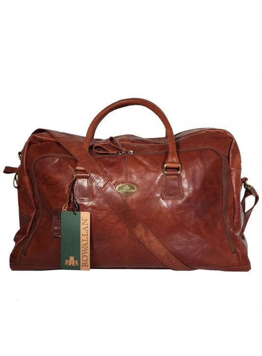 ROWALLAN LARGE HOLDALL CONQUEST COGNAC