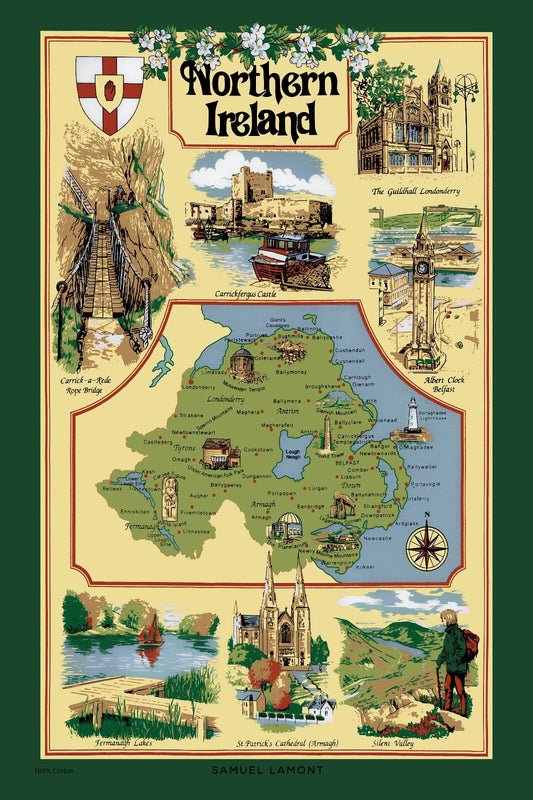 NORTHERN IRELAND COTTON TEA TOWEL