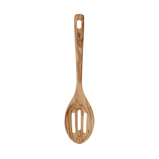 STELLAR OLIVE WOOD SLOTTED SPOON