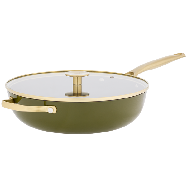 STELLAR CAST LIGHT 28CM SAUTE PAN OLIVE