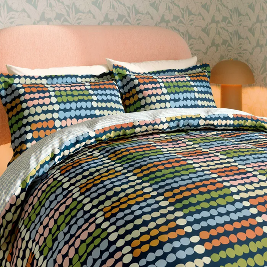 SCION POLKA BEDDING COVER SET-CHAI