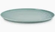LE CREUSET OVAL SERVING PLATTER WITH SPRING RELIEF 36CM SEA SALT