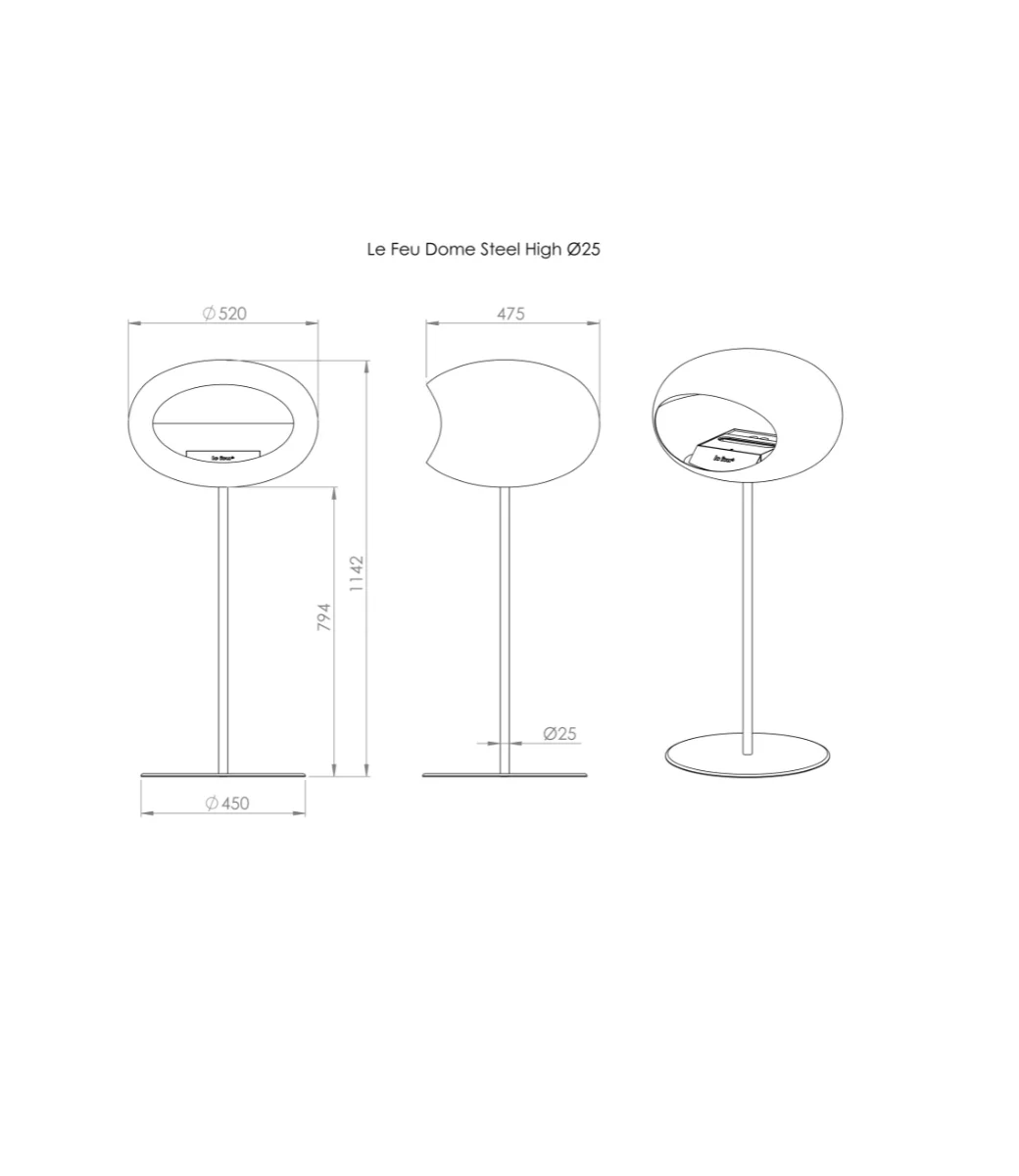 LE FEU STEEL HIGH FIRE