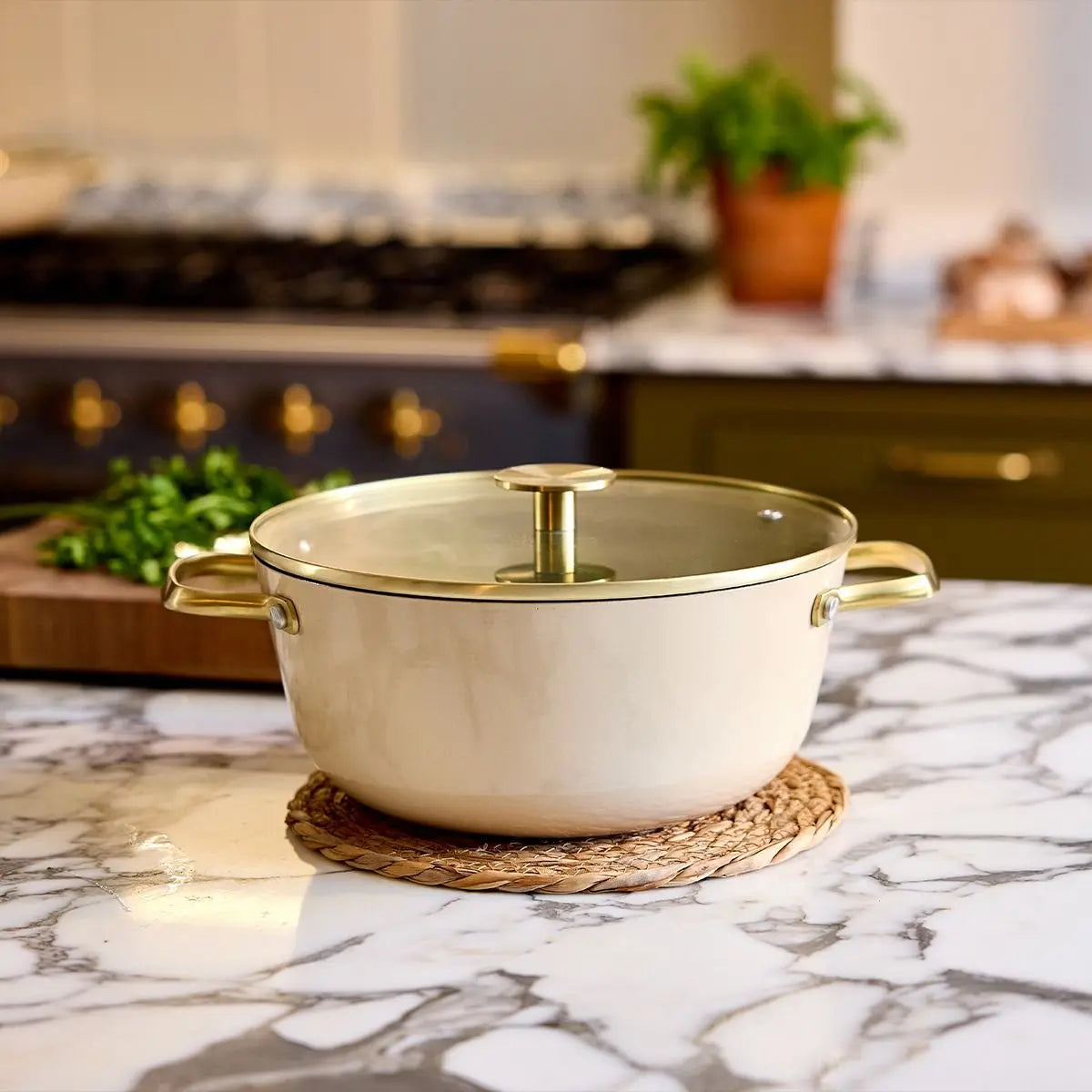 STELLA CAST LIGHT, 24CM CASSEROLE CLAY