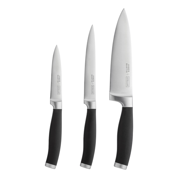 STELLAR JAMES MARTIN 3PIECE KNIFE SET