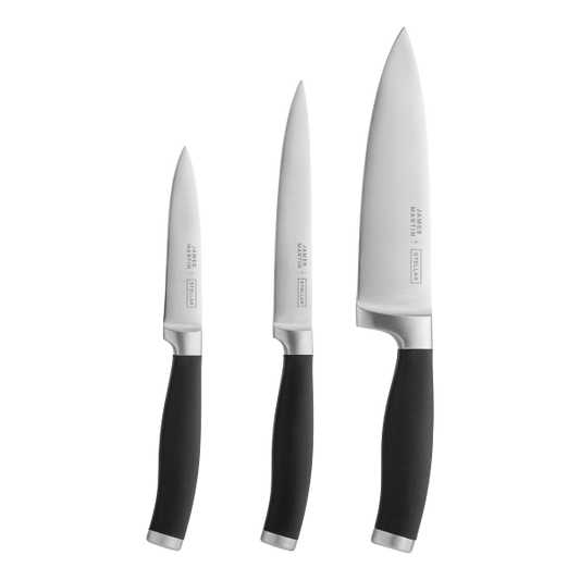 STELLAR JAMES MARTIN 3PIECE KNIFE SET