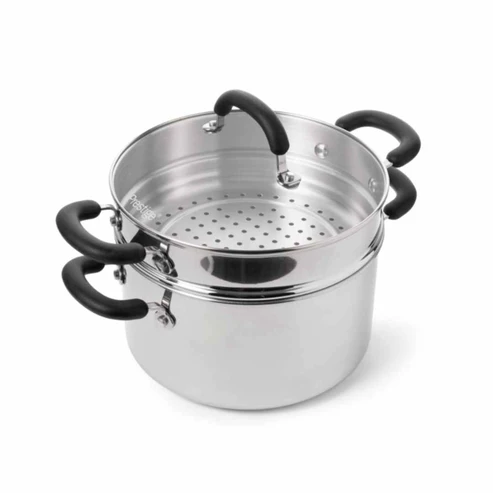 PRESTIGE MADE TO LAST STAINLESS STEEL STOCKPOT STEAMER