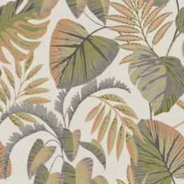 NEXT JUNGLE LEAVES ORANGE WALLPAPER