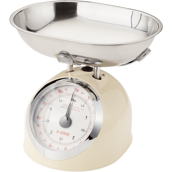 JUDGE CREAM KITCHEN SCALES
