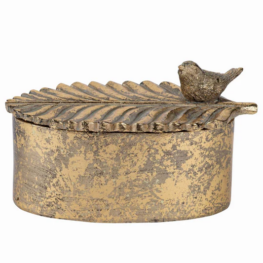 TRINKET BOX WITH BIRD