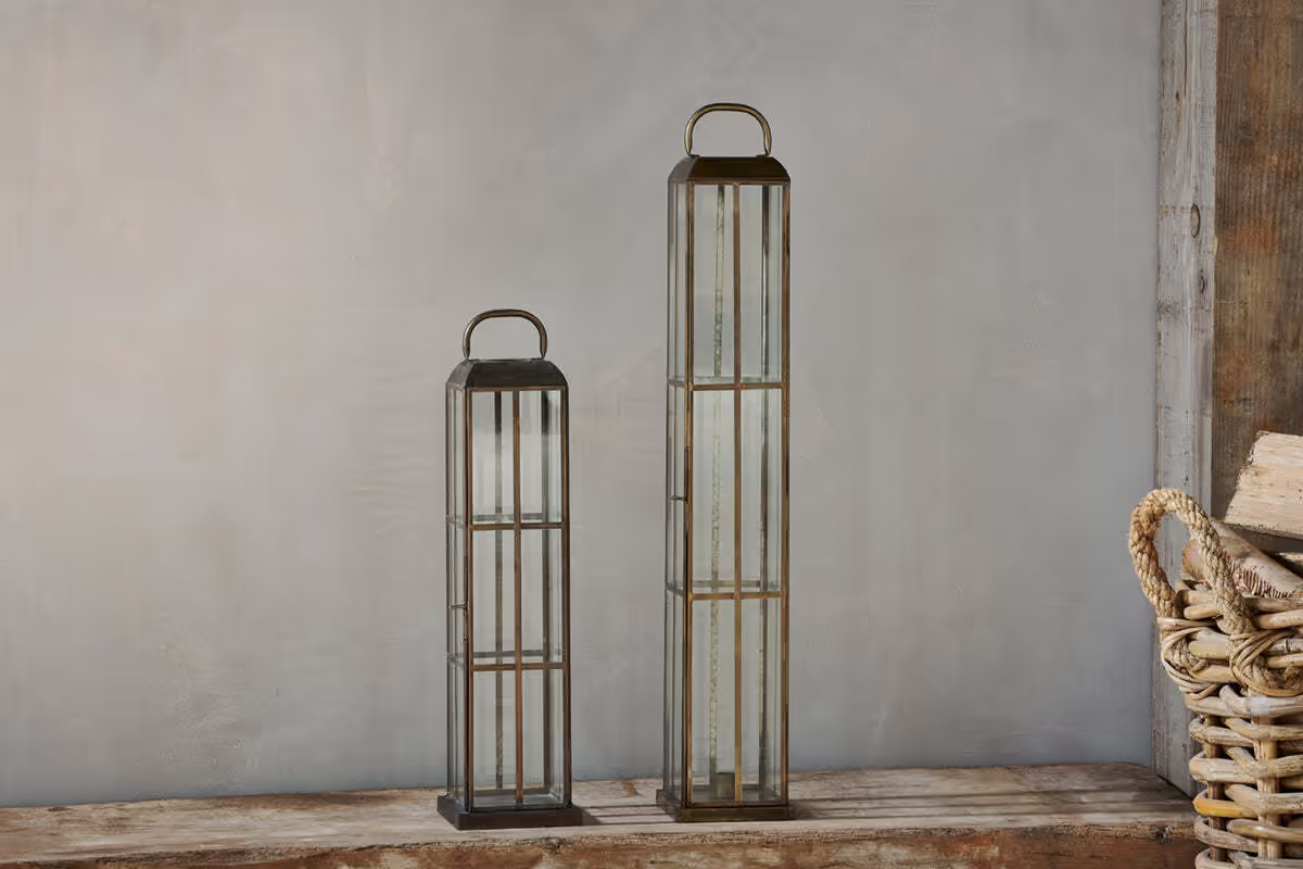 NKUKU VEMULA LATERN ANTIQUE BRASS