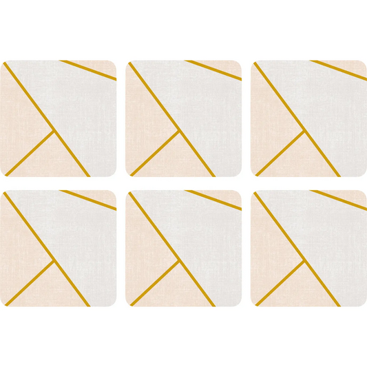 URBAN CHIC SET OF 6 COASTERS