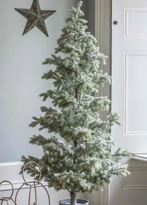 GALLERY CHRISTMAS ELVERUM SNOWY PINE TREE GREEN