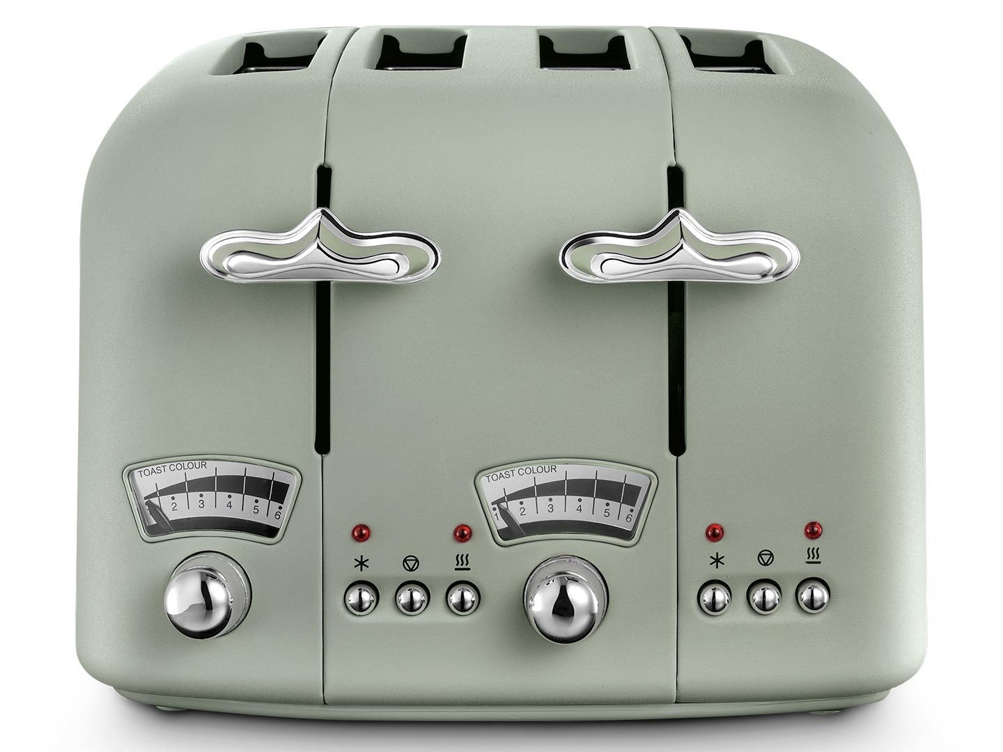 DELONGHI ARGENTO FLORA 4 SLICE TOASTER - GREEN